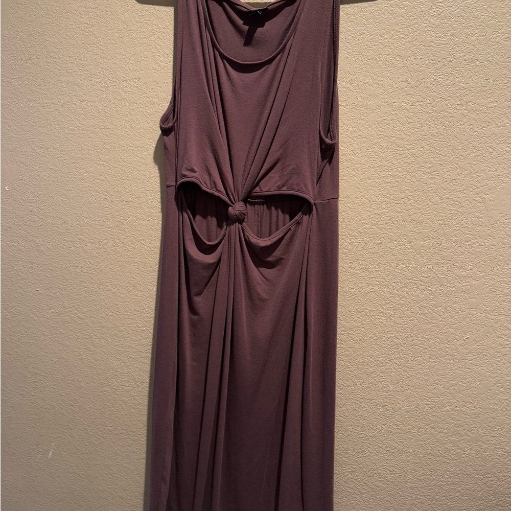 Midi Knot Front Tank Dress